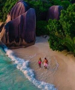 Tropical Island Sunset Journey